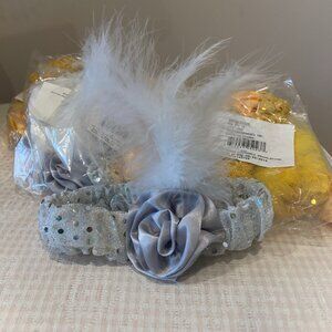 12 Halloween Photo Booth Prop Roaring 20's Flapper Headband Gold and Silver